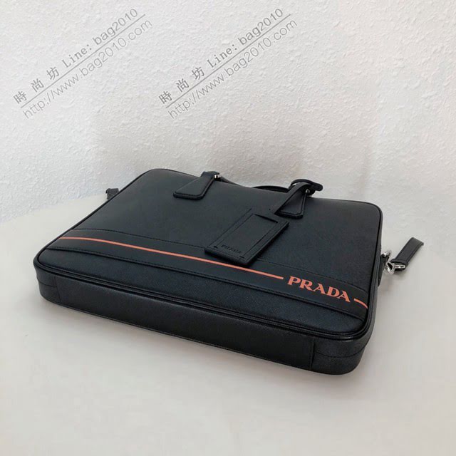 Prada男包 普拉達手提公事包 2VE368 prada限量公事包  dd2450
